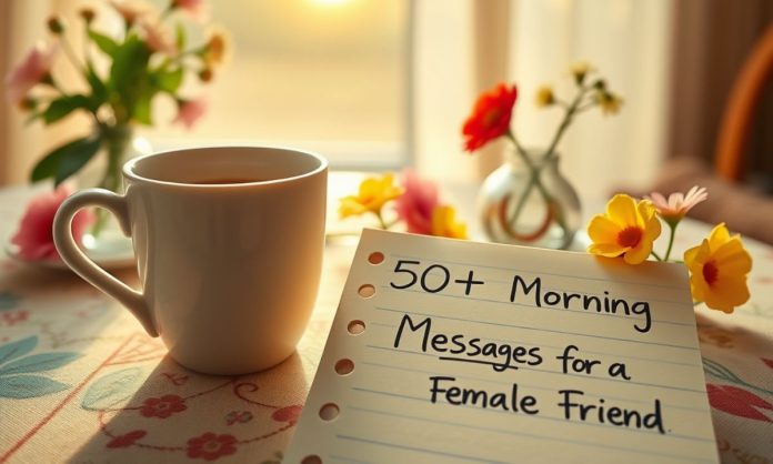 Good Morning Messages for a Female Friend